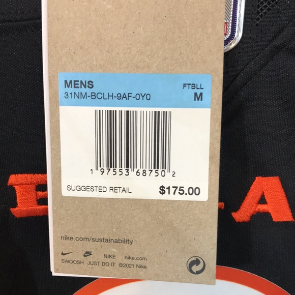 NWT Nike Bengals Burrow On Field Apparel Jersey - Picture 9 of 11